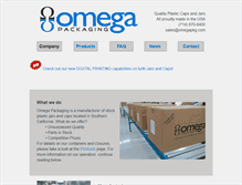 Tablet Screenshot of omegapkg.com